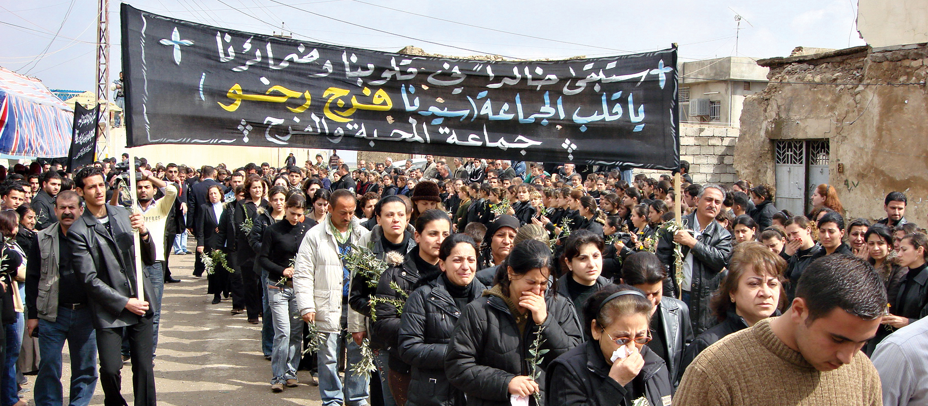 Trauerzug für den ermordeten Bischof Paulos Faraj Rahho (Mossul/Irak)