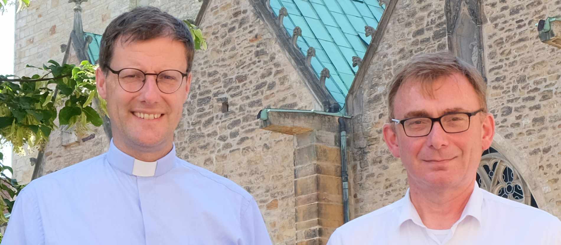 Weihbischof Martin Marahrens und Domkapitular Martin Wilk