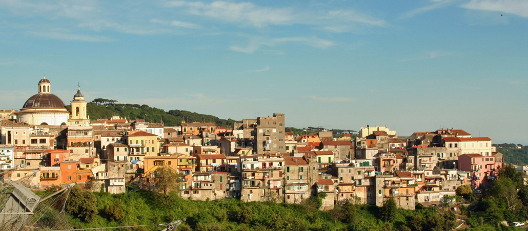 Stadtansicht von Ariccia.