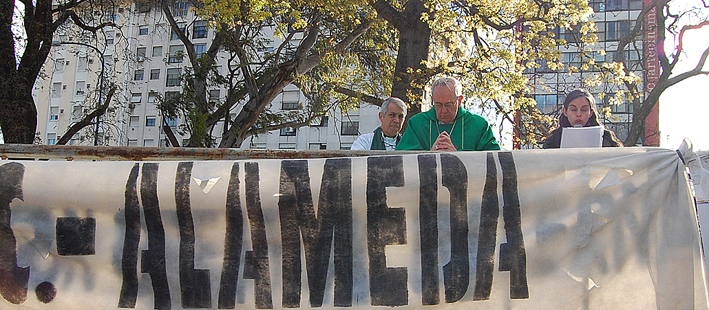 Kardinal Jorge Mario Bergoglio während einer Messe in Buenos Aires.