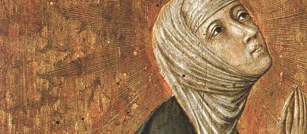 Katharina von Siena (1347 - 1380) war eine italienische Mystikerin und Kirchenlehrerin. Seit 1999 ist die Mitpatronin Europas.