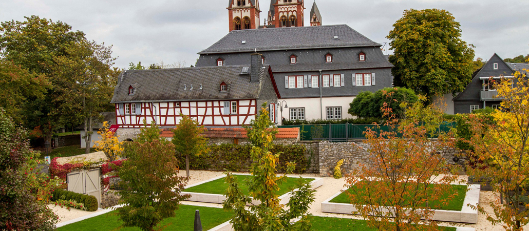 Akkurat angelegter Garten