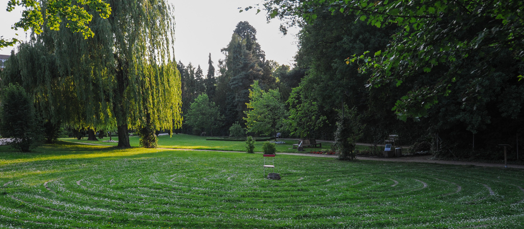 Ein grünes Labyrinth