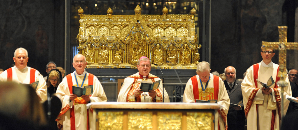 Eröffnung der Heiligtumsfahrt 2014 im Aachener Dom.