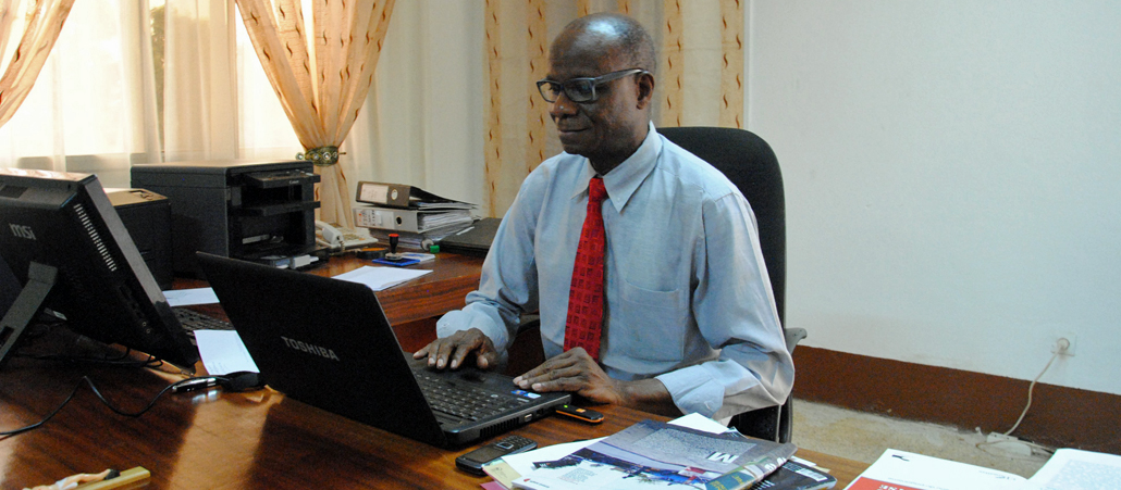 Priester Joseph Tandem Diarra ist Präsident der Katholischen Universität Westafrikas mit Sitz in Bamako.