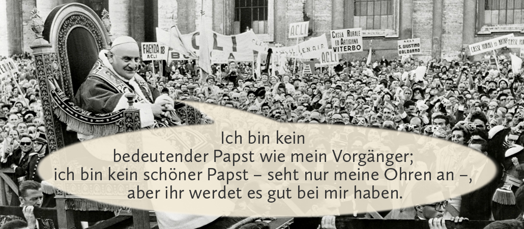 Wer hätte gedacht, dass auch Päpste mit ihrem Aussehen hadern...