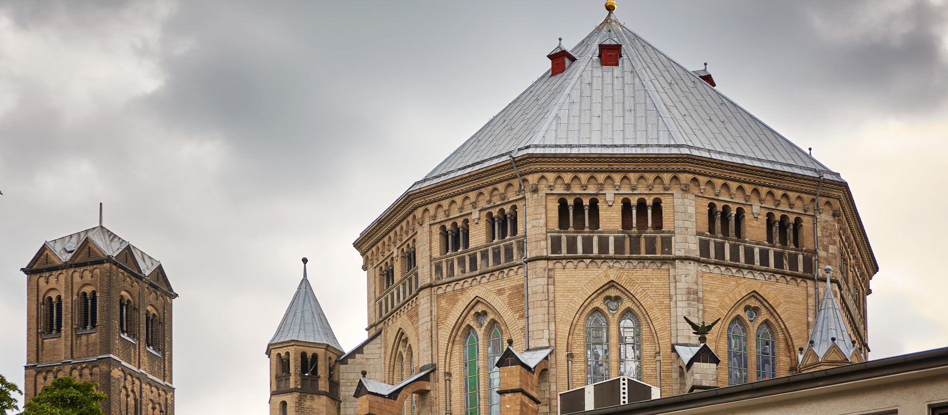 Die Kölner Basilika St. Gereon mit ihrer markanten Kuppel.