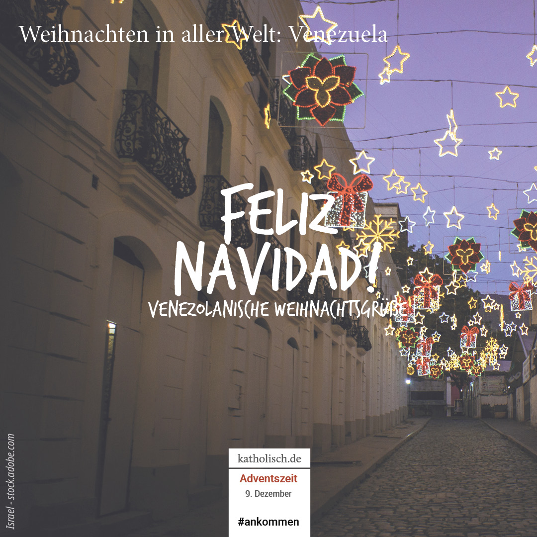 Straßen in Venezuela im Advent
