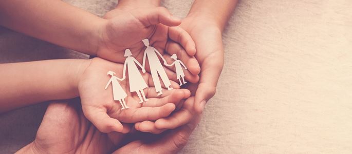 Die Familie gibt Halt. 