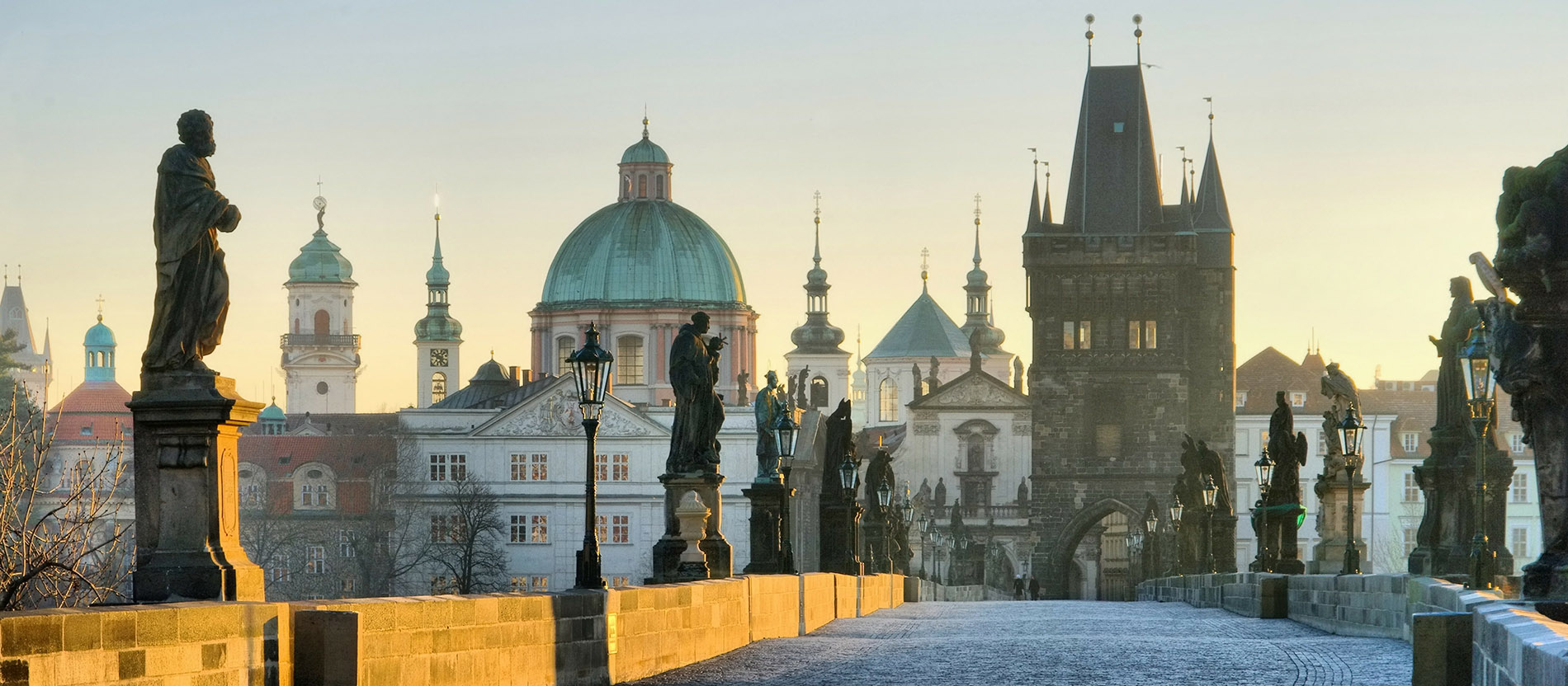Die Karlsbrücke in Prag.