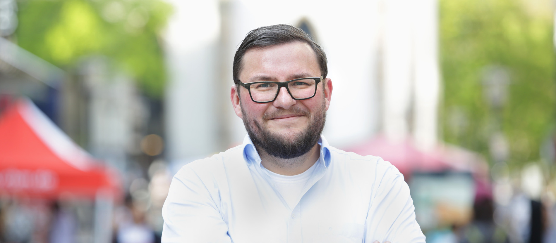 Der Essener Onlineredakteur Jens Albers
