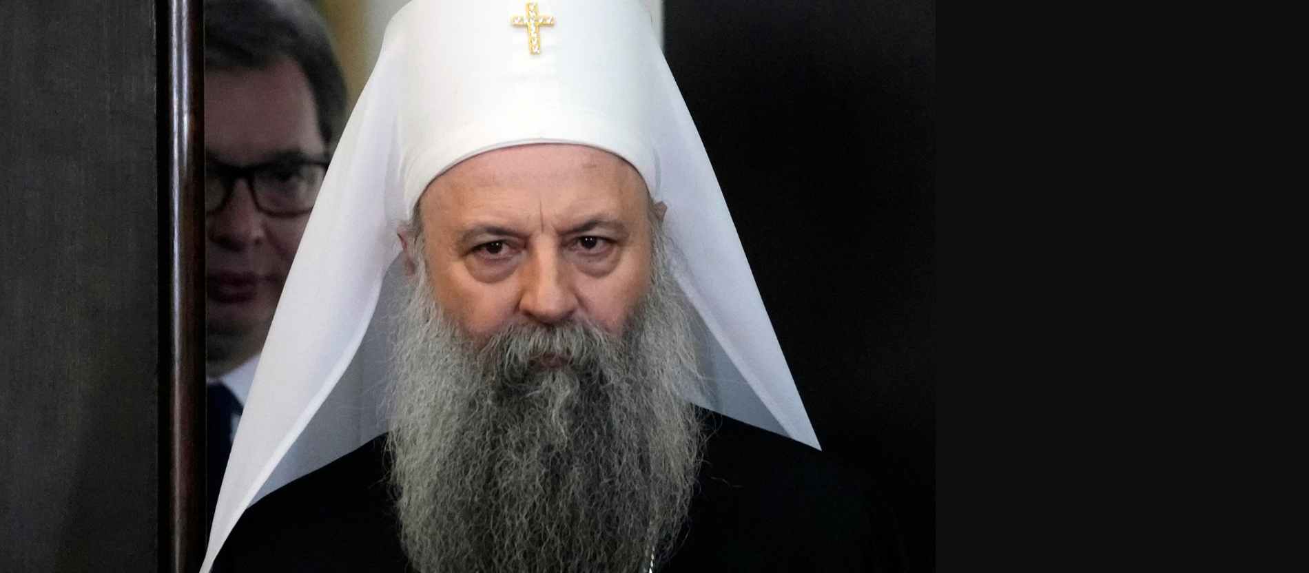 Patriarch Porfirije Peric und der serbische Präsident Aleksandar Vucic