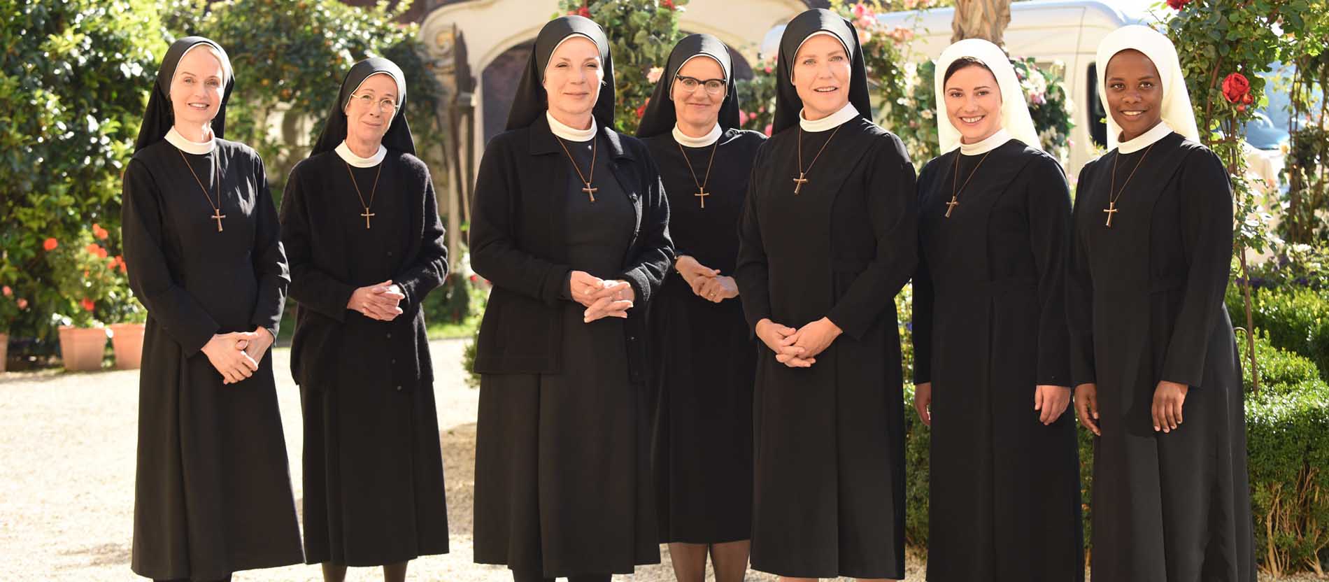 Gruppenbild der Ordensschwestern des Kloster Kaltenthal.