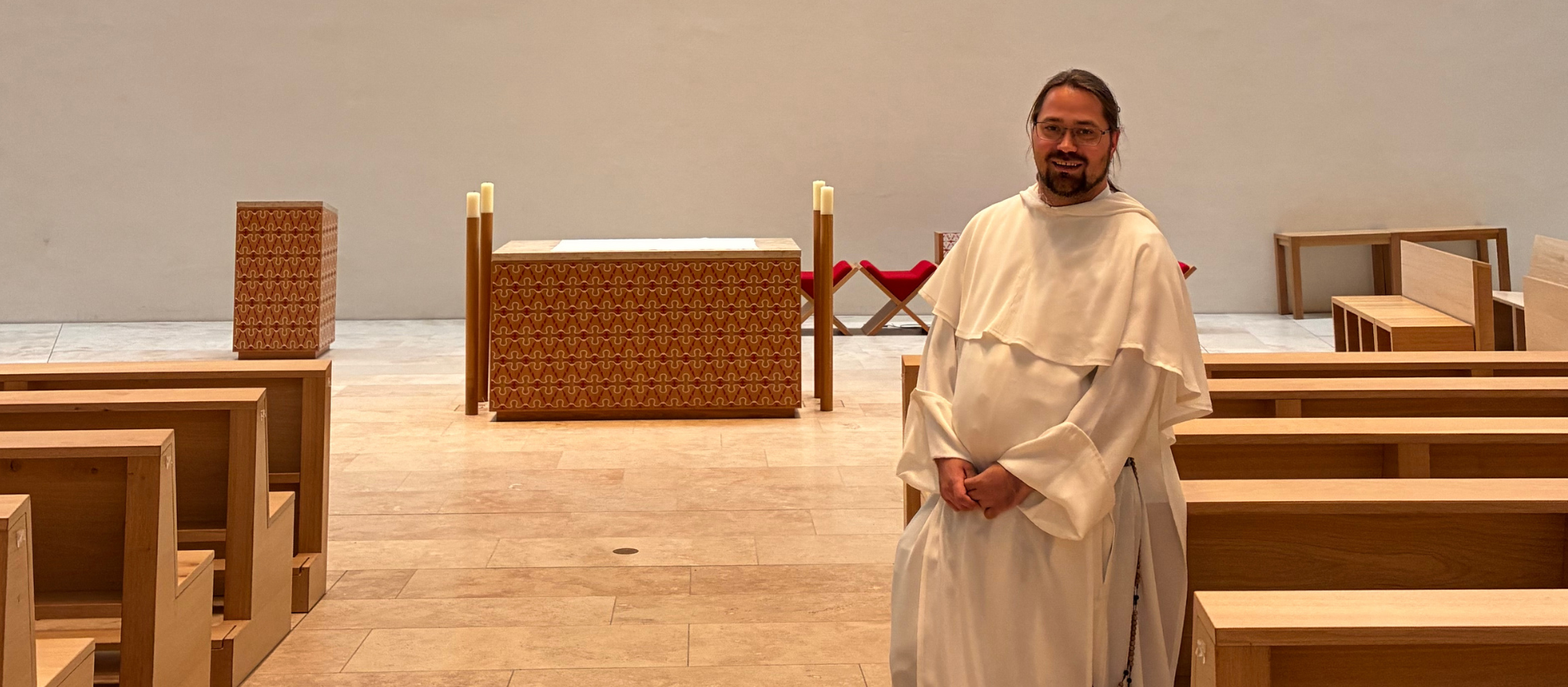 Frater Simon in der Leipziger Propsteikirche
