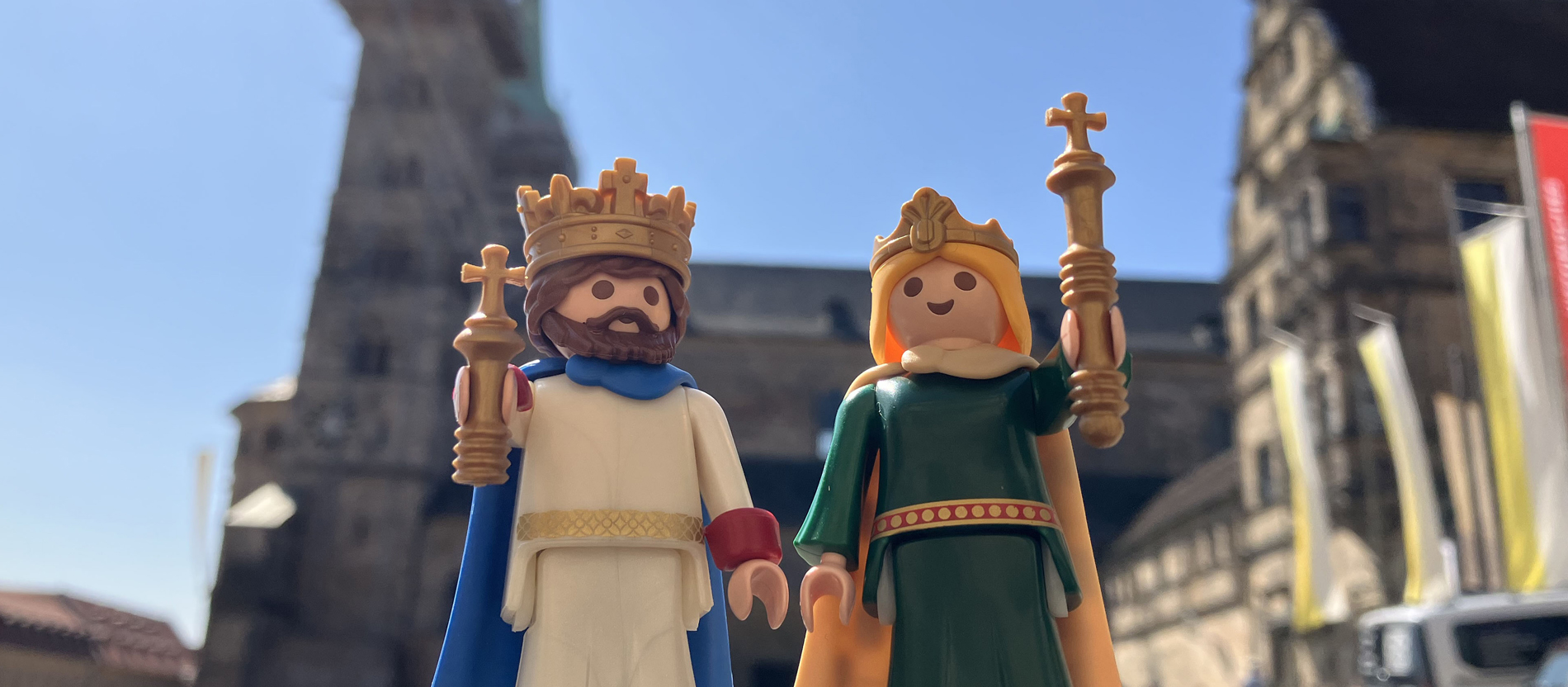 Heinrich und Kunigunde als Playmobilfiguren