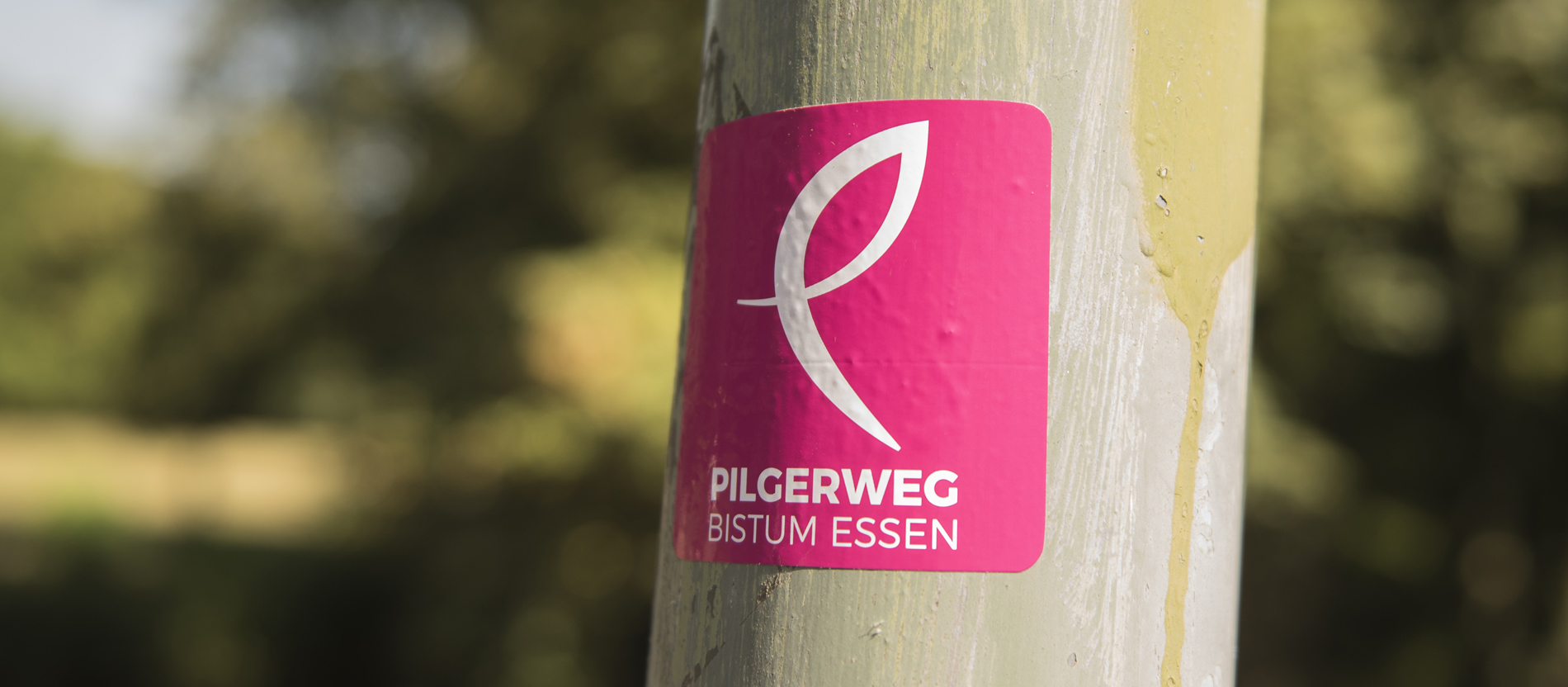 Aufkleber Pilgerweg des Bistums Essen