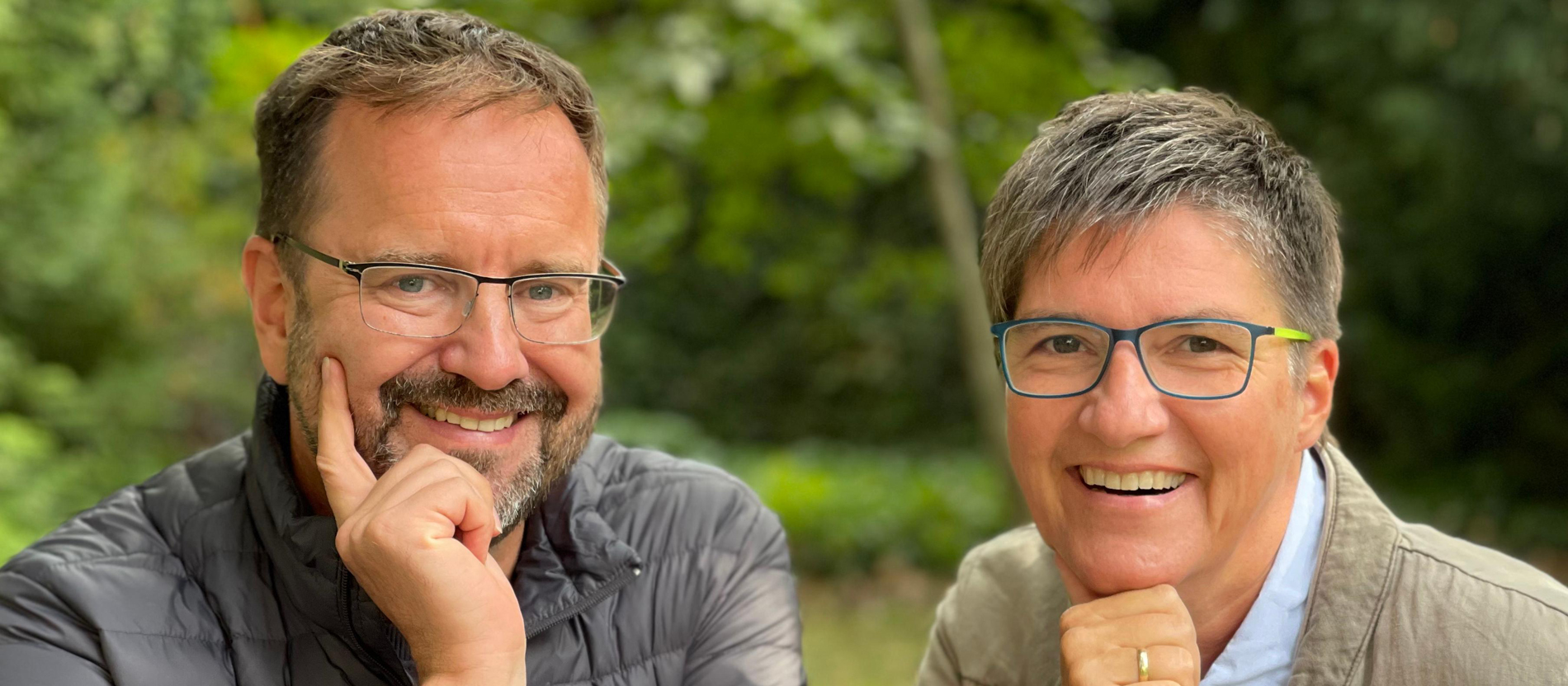 Mathias Berger und Christiane Schardt sind die Beauftragten für queersensible Pastoral im Bistum Mainz