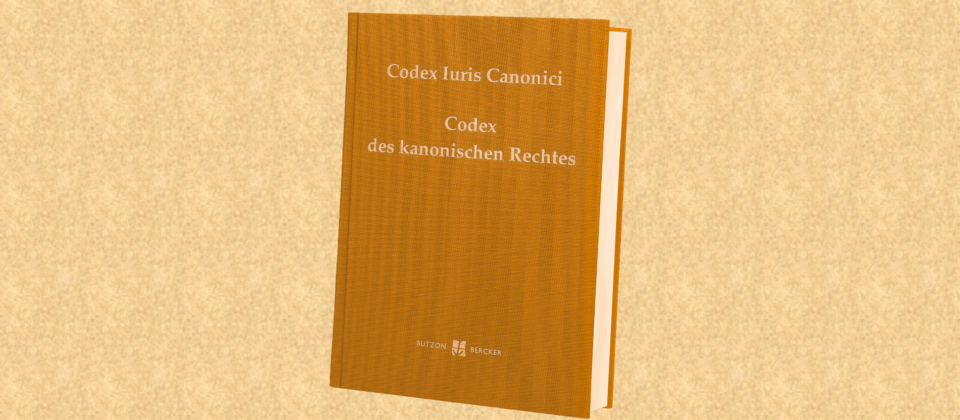 Die 10. Auflage der deutschen Textausgabe des Codex Iuris Canonici ist gelb