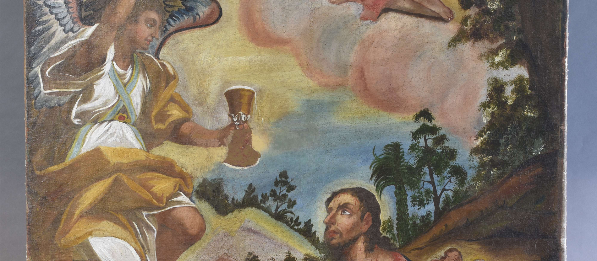 300 Jahre alt: Historisches Fastentuch kehrt nach Restaurierung heim