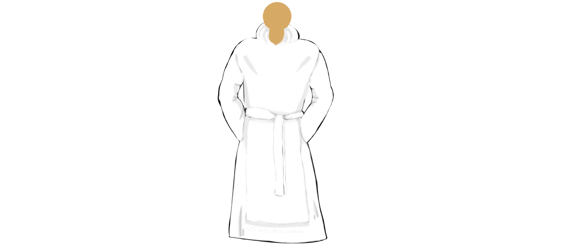 Illustration des Habits der Kamaldulenser