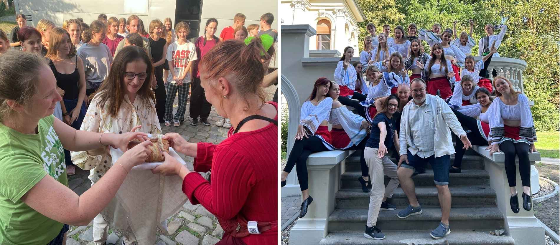 Die Partnerschaftsaktion Ost hat mit dem Projekt "Eine Woche Frieden" 50 Kinder einer ukrainischen Tanzgruppe in Charkiw für eine Woche nach Magdeburg eingeladen, um sich von dem Krieg zu erholen.