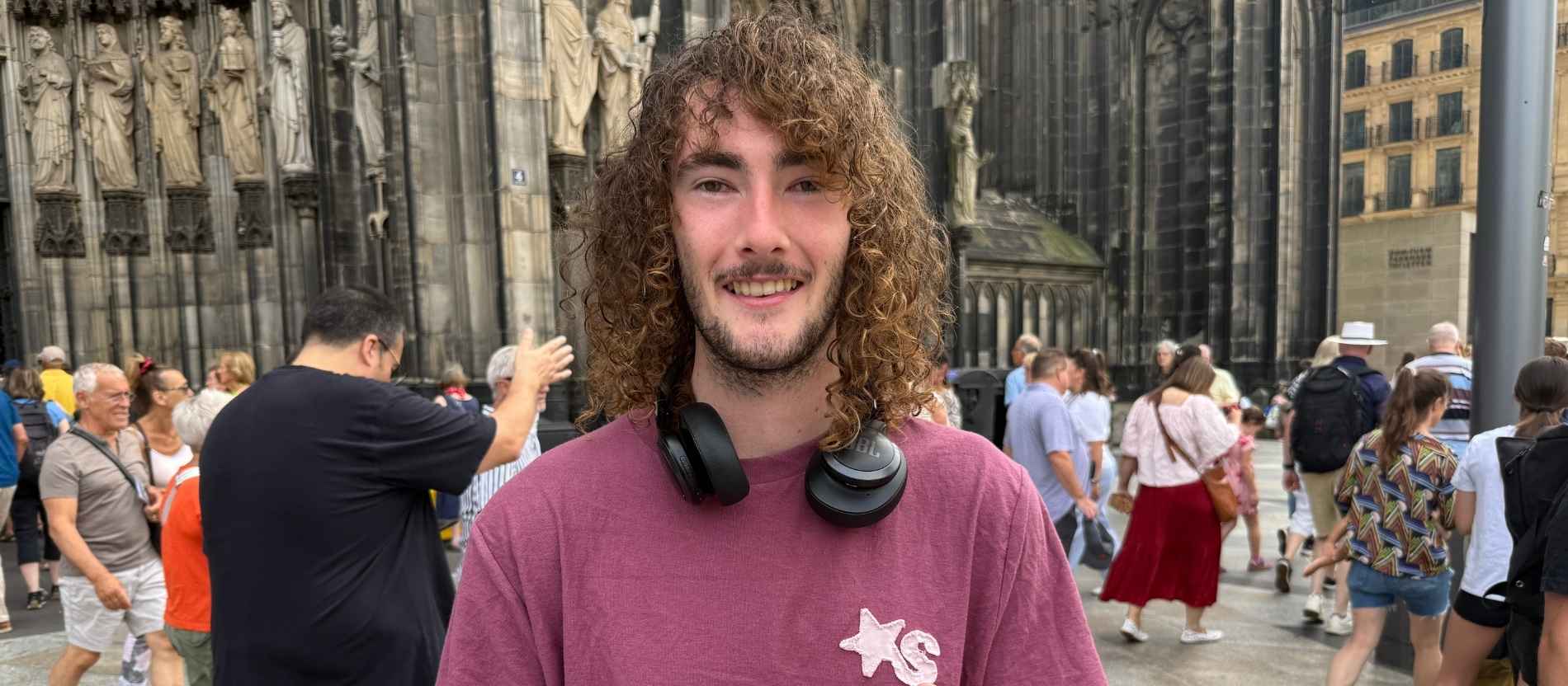 Der Tourist Chris am Kölner Dom