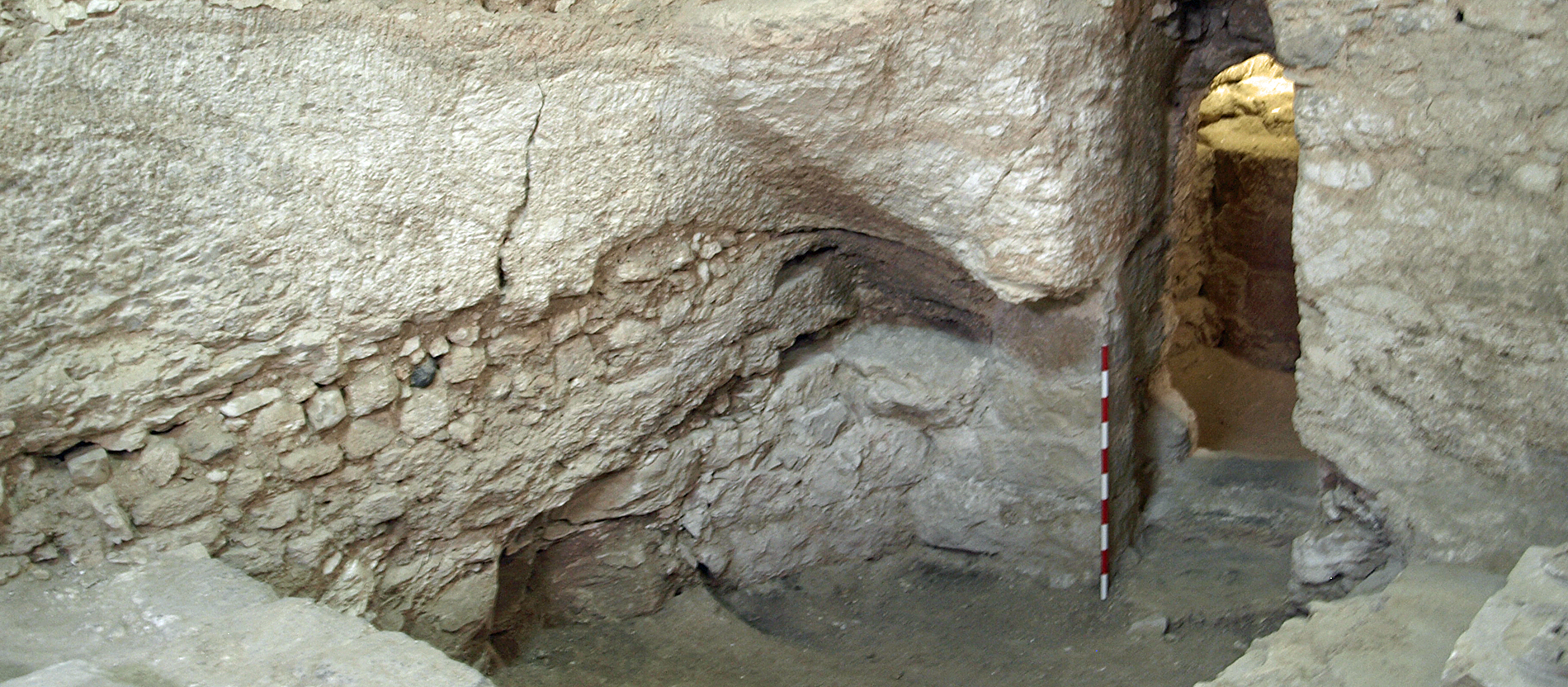 Ausgrabungen von Ruinen in Nazareth