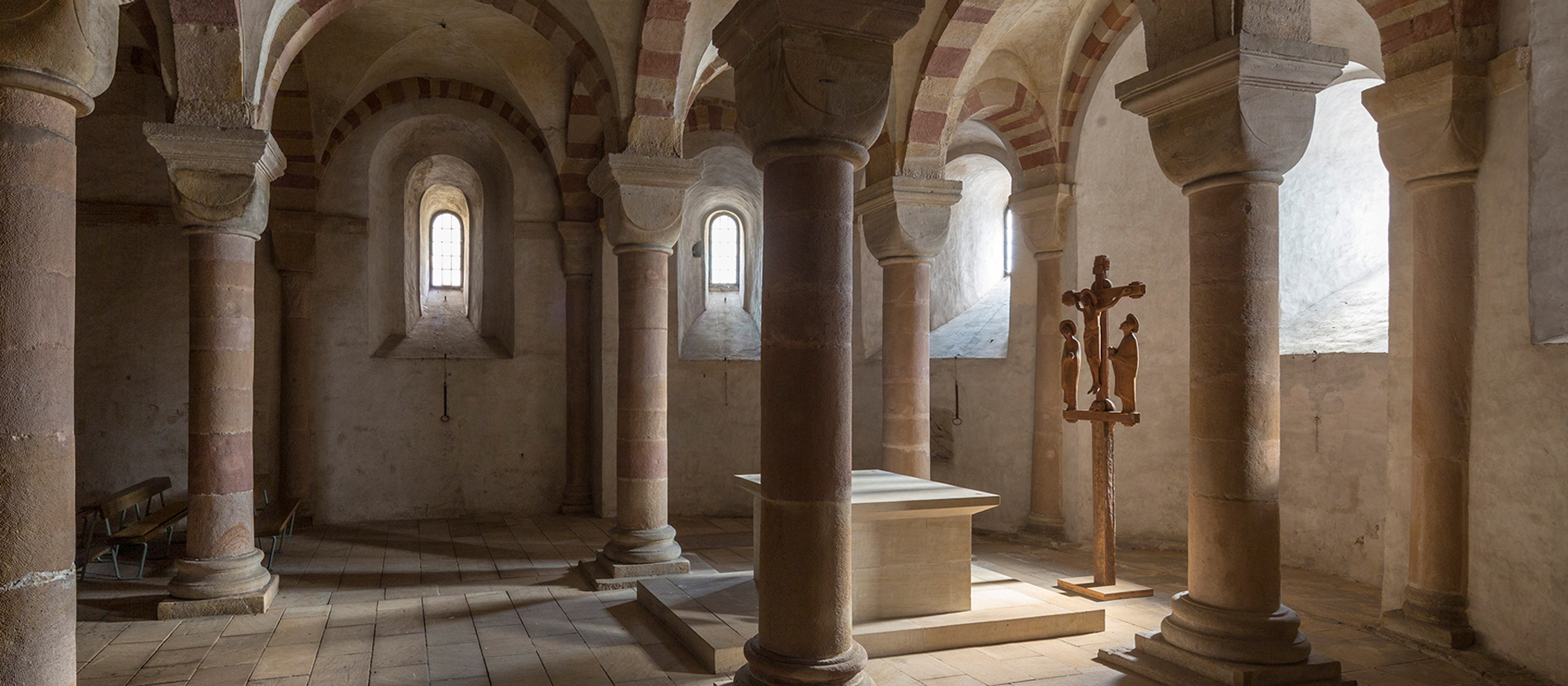 Die Krypta im Kaiserdom zu Speyer