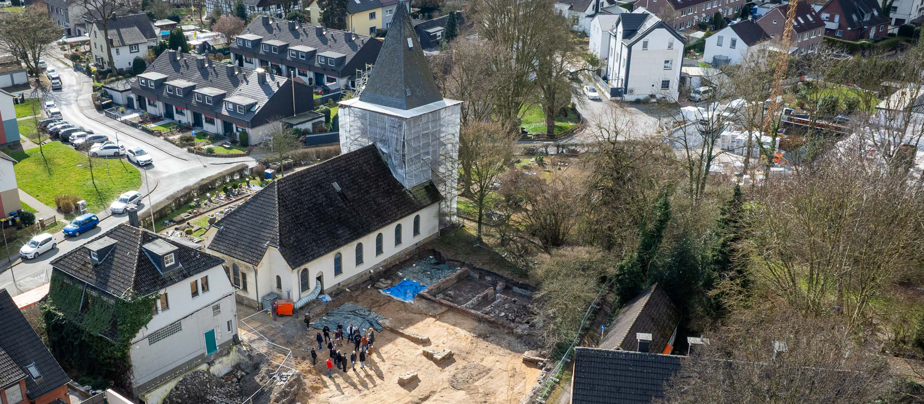 "Archäologische Sensation": Kirche unter Kirche in Dortmund entdeckt