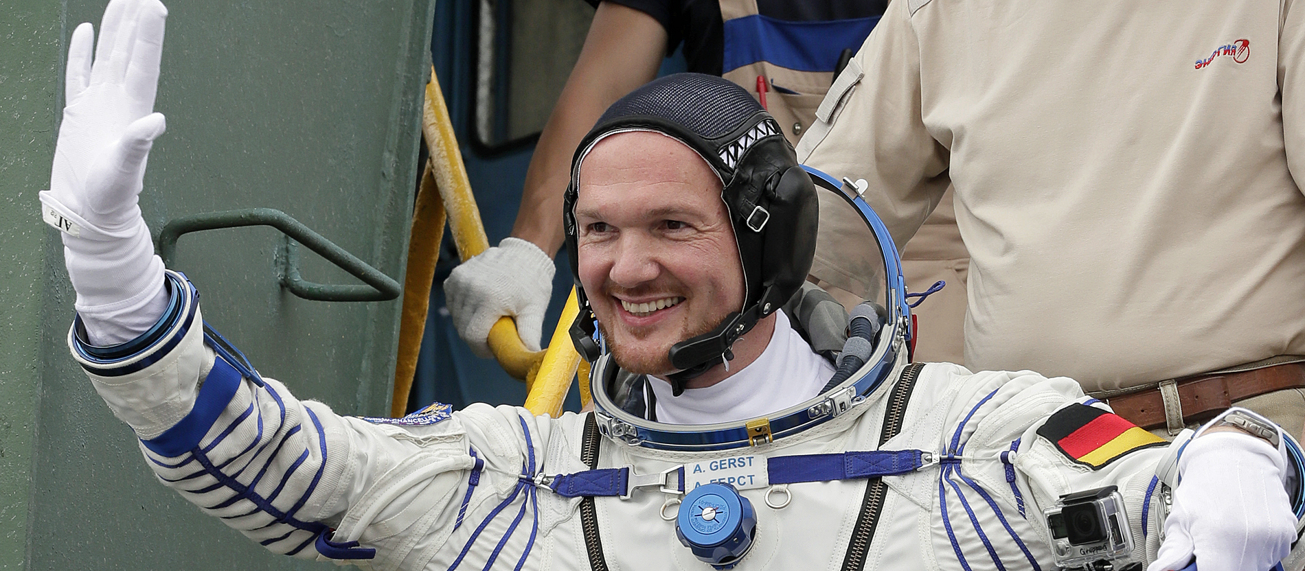 Katholische Schüler sprechen mit Astronaut Alexander Gerst