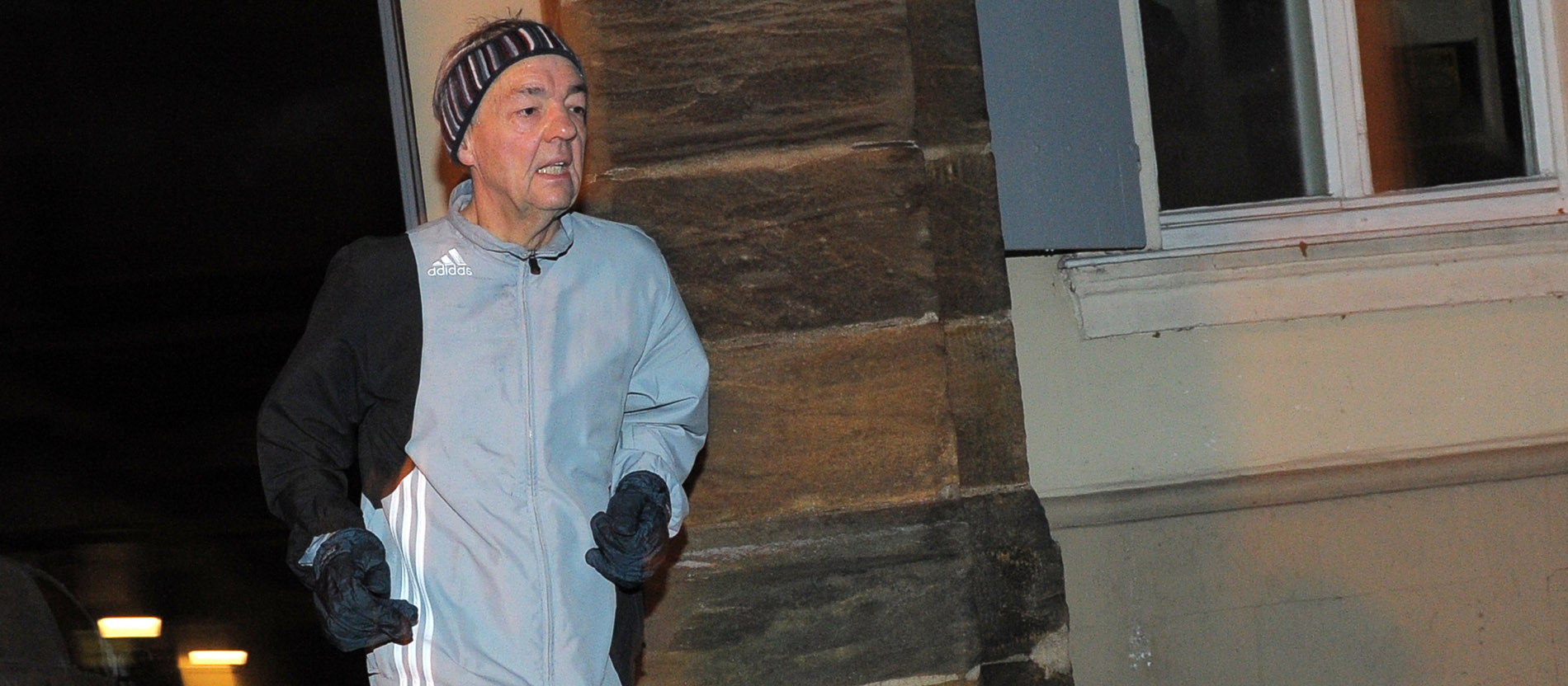 Erzbischof Ludwig Schick bei der morgendlichen Joggingrunde.