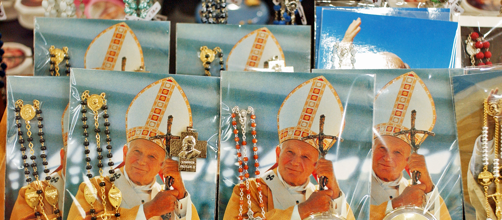 Andenken an Johannes Paul II. in Rom.