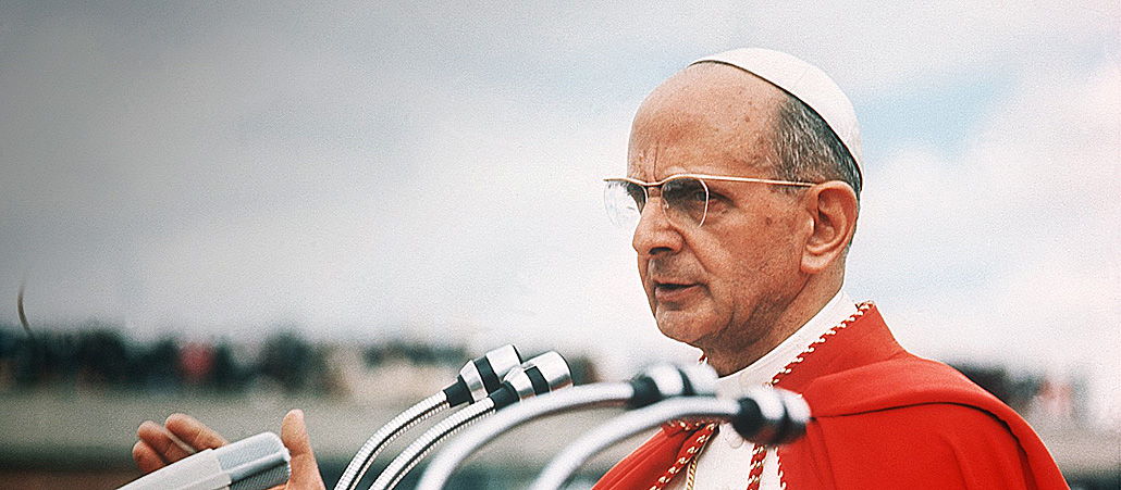 Papst Paul VI. (1963-1978).