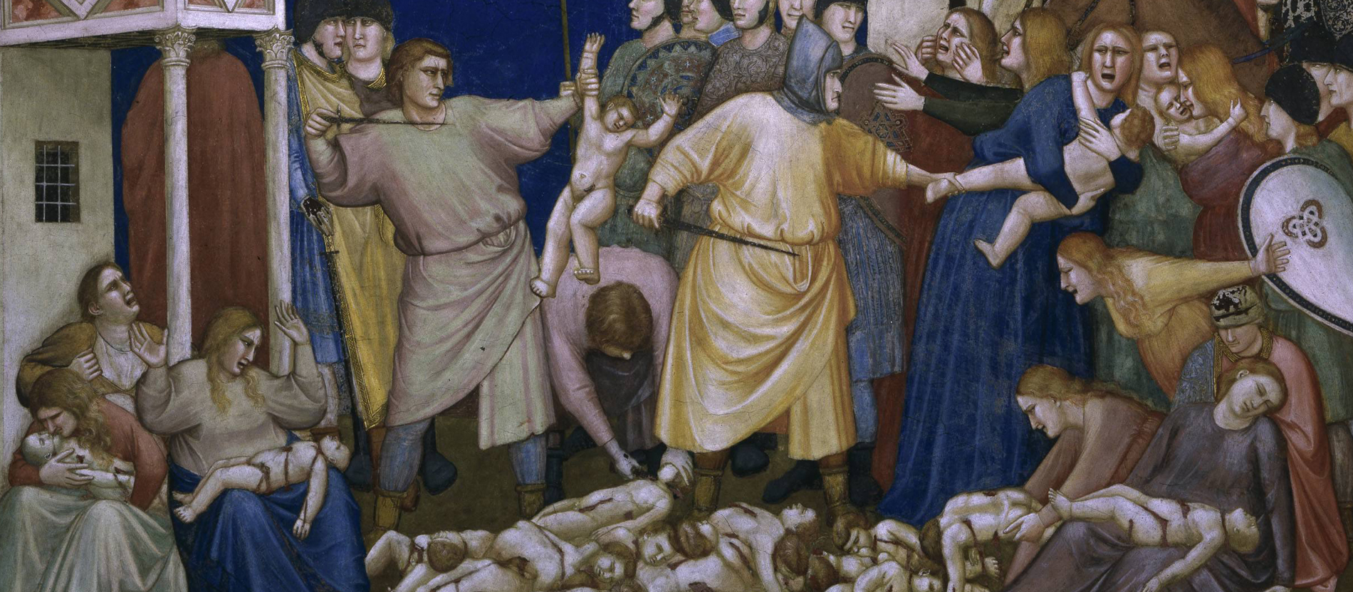 Der Kindermord von Bethlehem, gemalt von Giotto