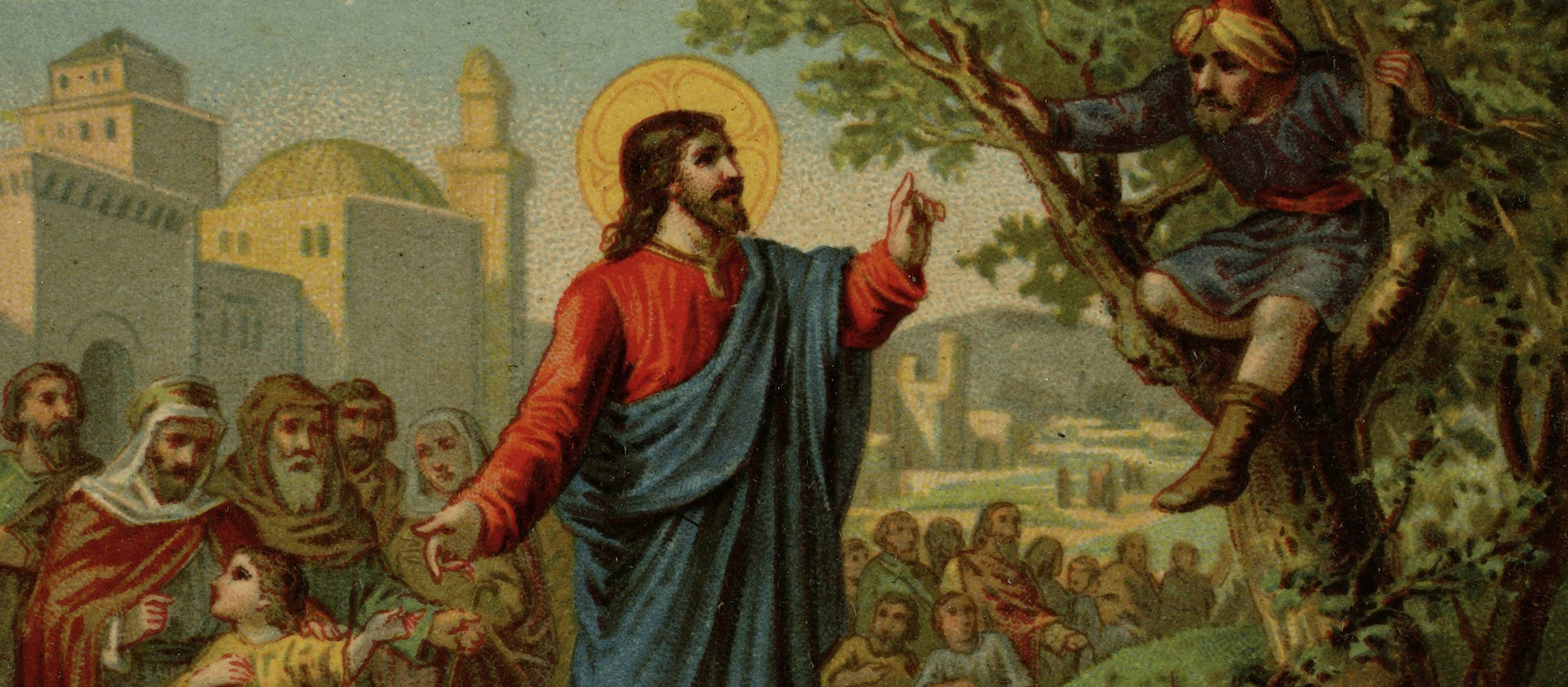 Jesus ruft die Scham vom Baum