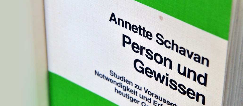 Die Doktorarbeit von Annette Schavan.