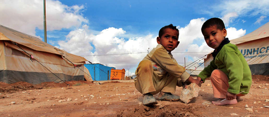 Syrische Flüchtlinge in Jordanien.