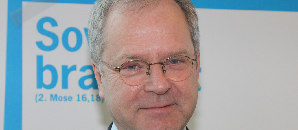 Gerhard Robbers, Präsident des 34. Deutscher Evangelische Kirchentag in Hamburg.