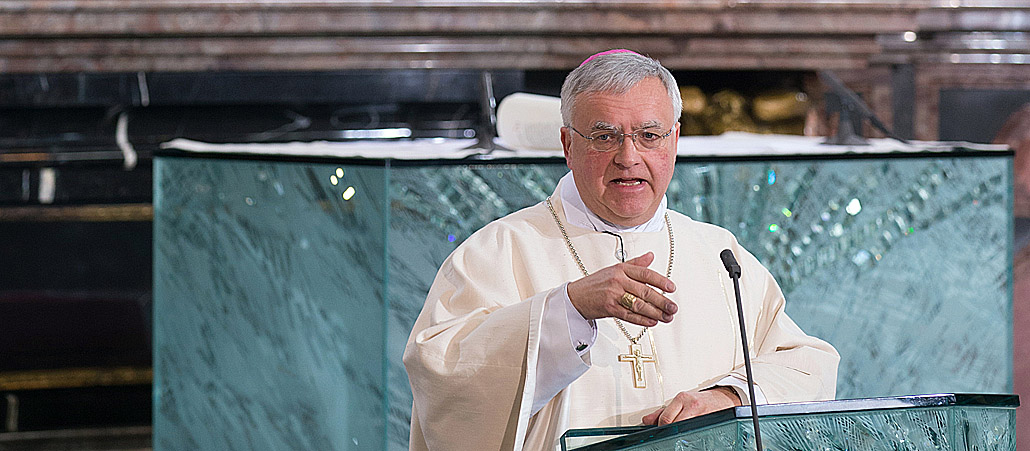 Bischof Heiner Koch bei seiner Amtseinführung als neuer Bischof von Dresden-Meißen.