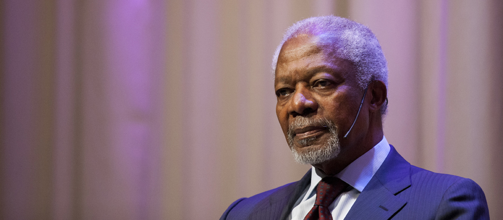 Der ehemalige Generalsekretär der Vereinten Nationen, Kofi Annan.