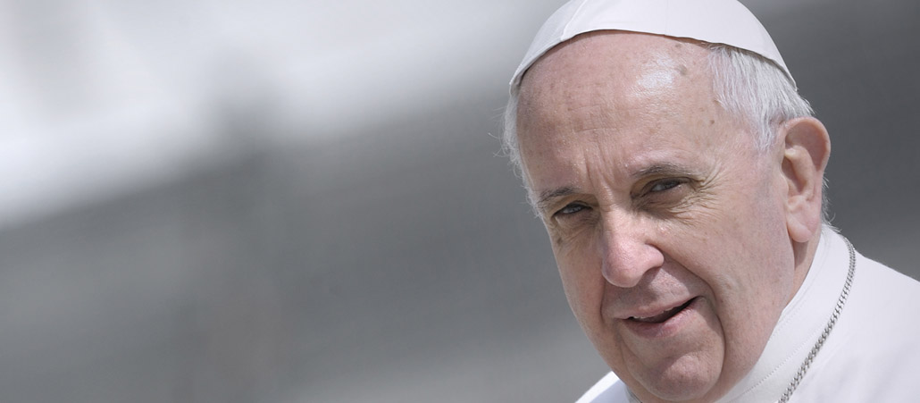Papst Franziskus während seiner ersten Generalaudienz.