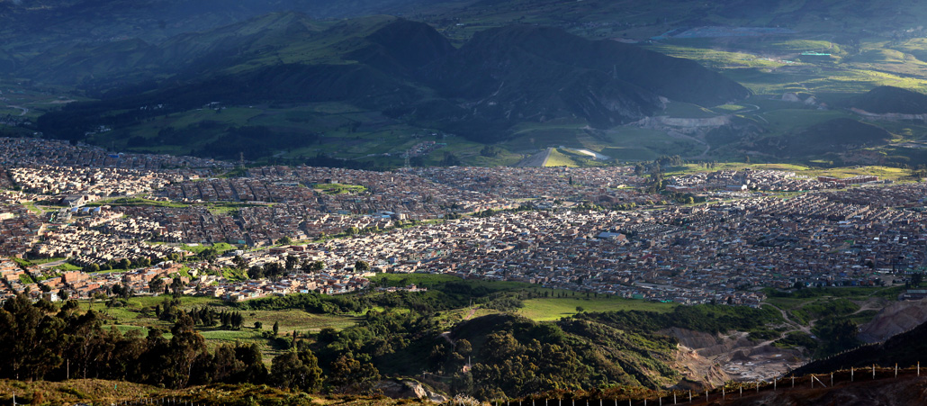 Stadtansicht von Bogota