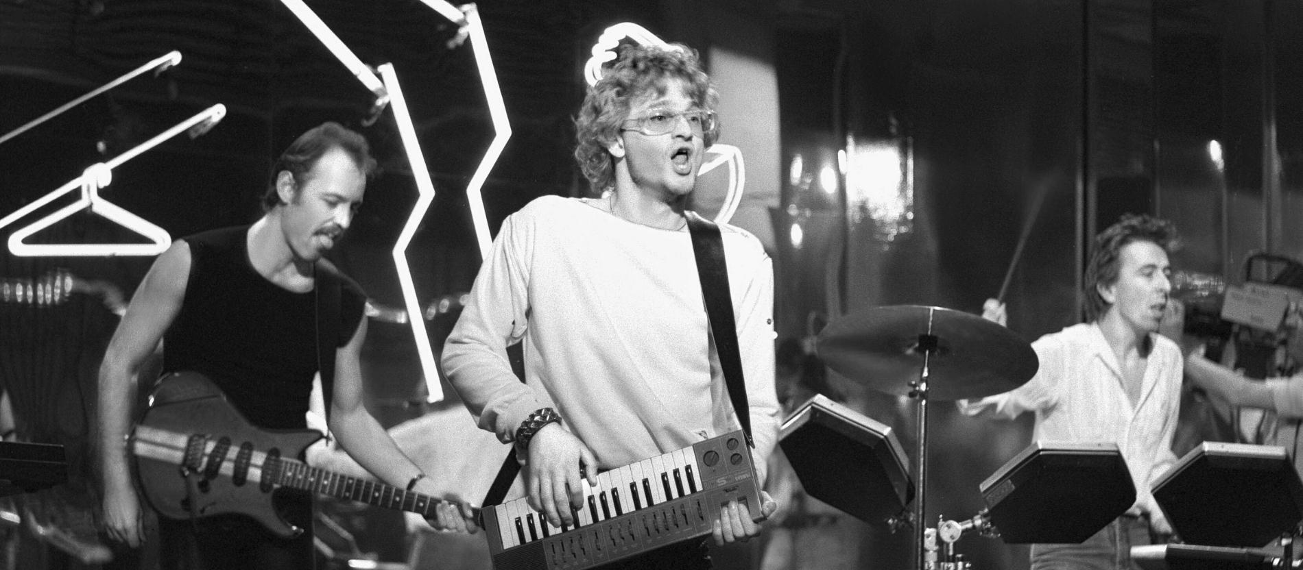 Eine ältere Aufnahme der deutschen Band "Spliff" mit Sänger Reinhold Heil