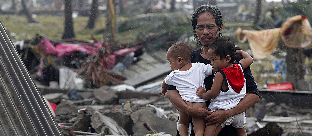 Opfer des Taifuns "Haiyan" auf den Philippinen.
