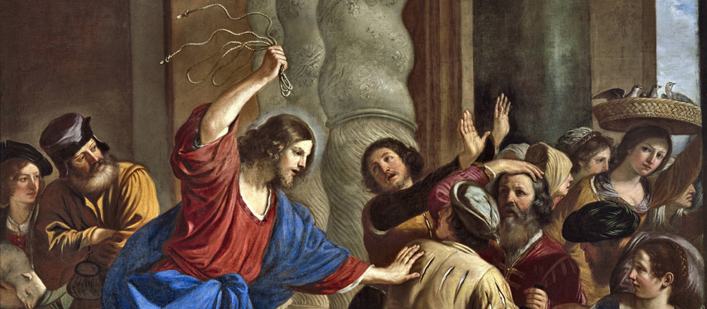 Jesus vertreibt die Händler aus dem Tempel