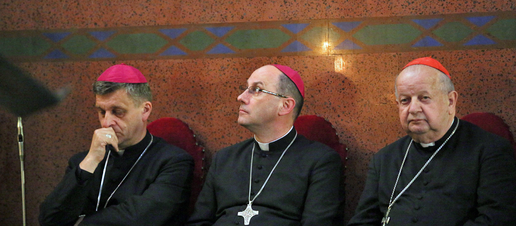 Polnische Bischöfe am 20. Juni 2014 bei einem Bußgottesdienst für Opfer sexuellen Missbrauchs.