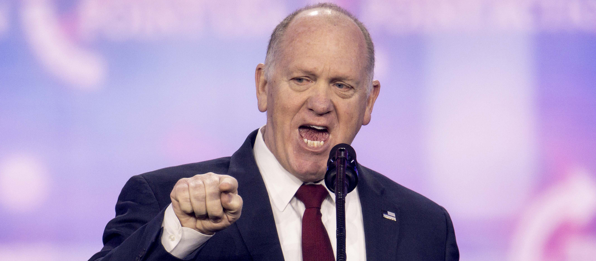 US-Grenzschutzbeauftragter Tom Homan bei einer Rede