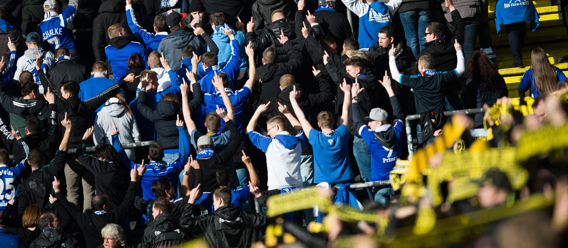 Schalke- und Dortmund-Fans