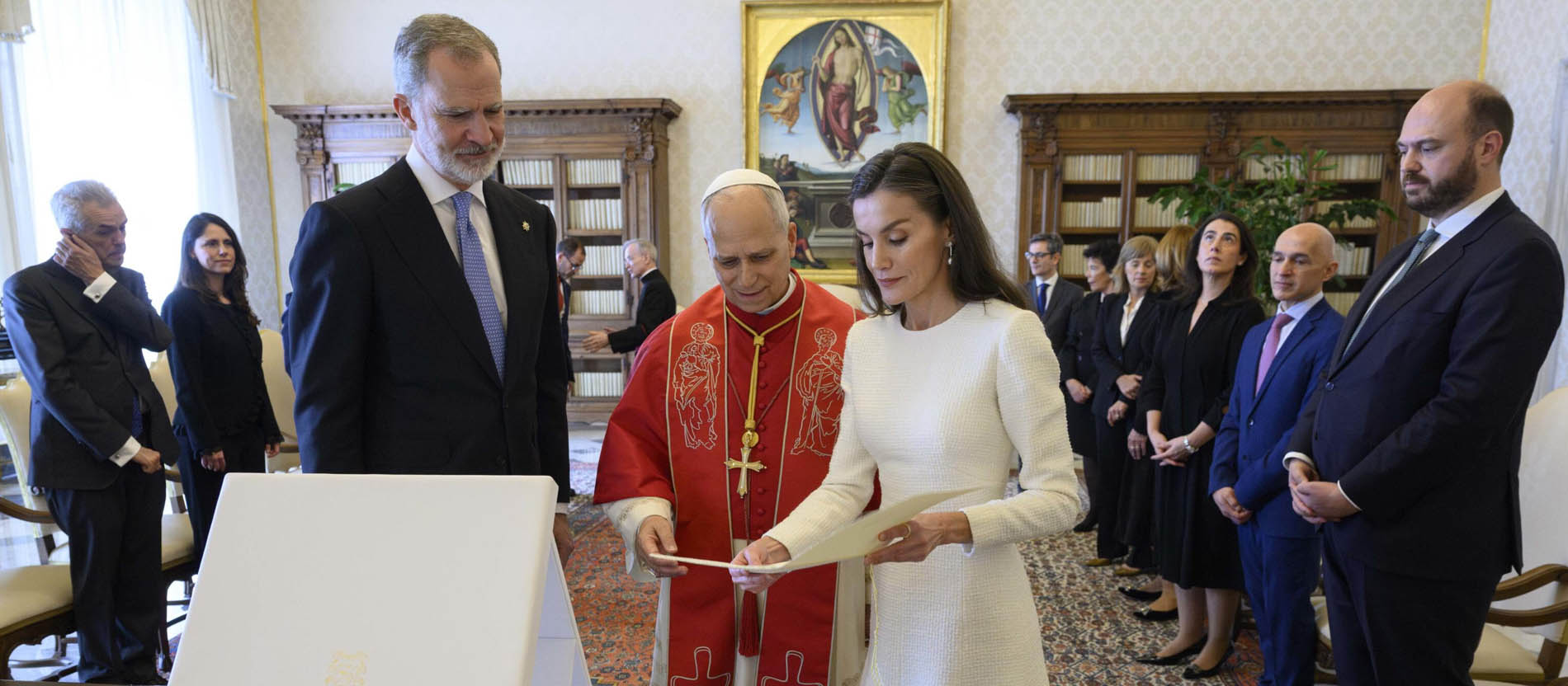 Spanisches Königspaar bei Papst Leo XIV.