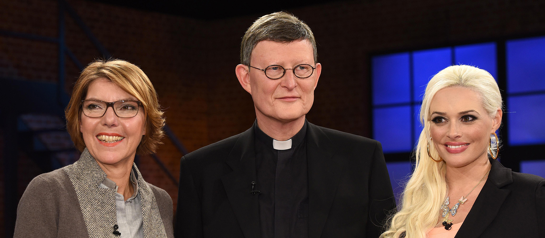 Kardinal Woelki und Daniela Katzenberger bei Bettina Böttinger